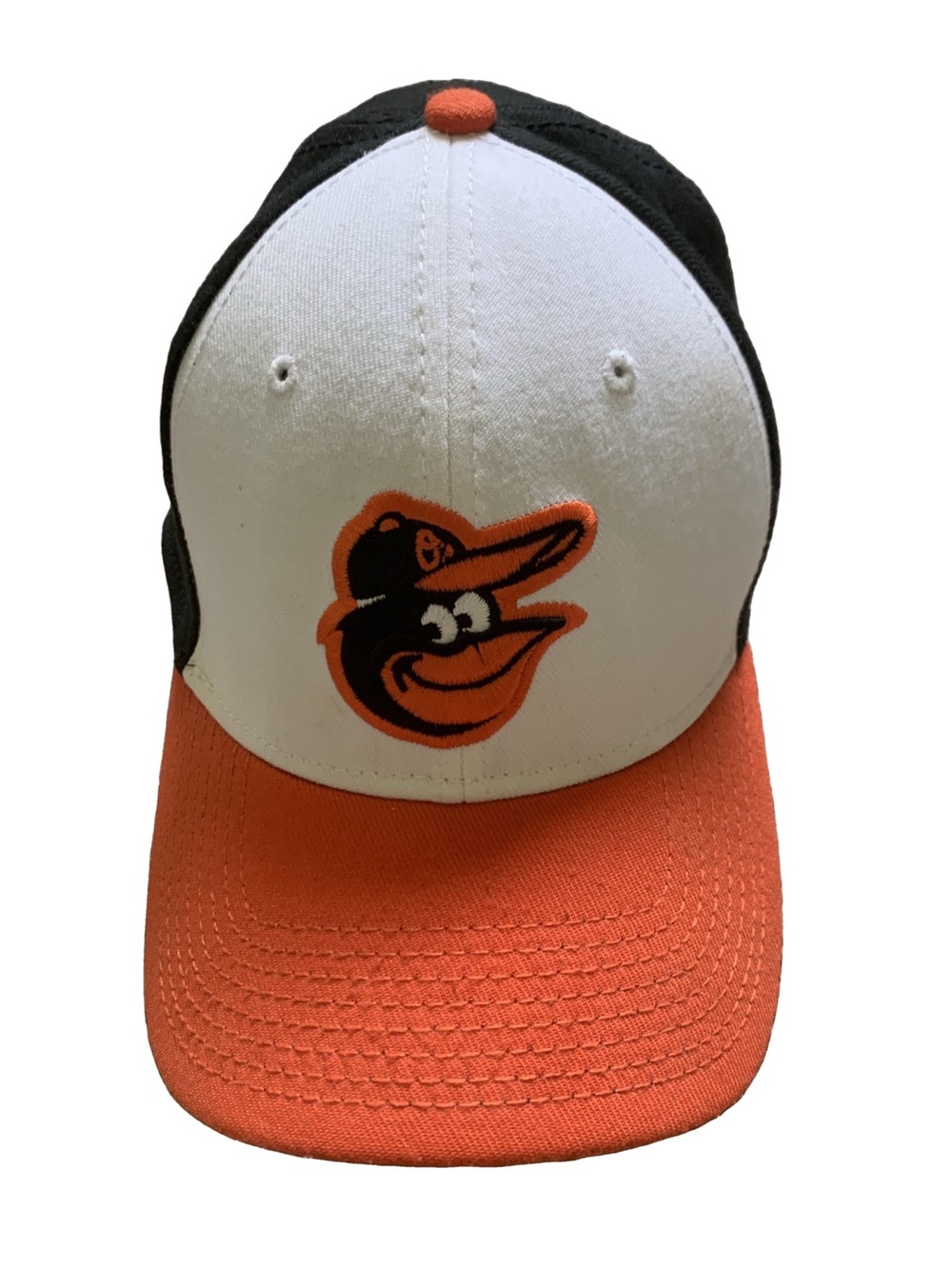Vintage Baltimore Orioles Tri-Tone Cartoon Bird Adjustable Snapback Baseball Cap